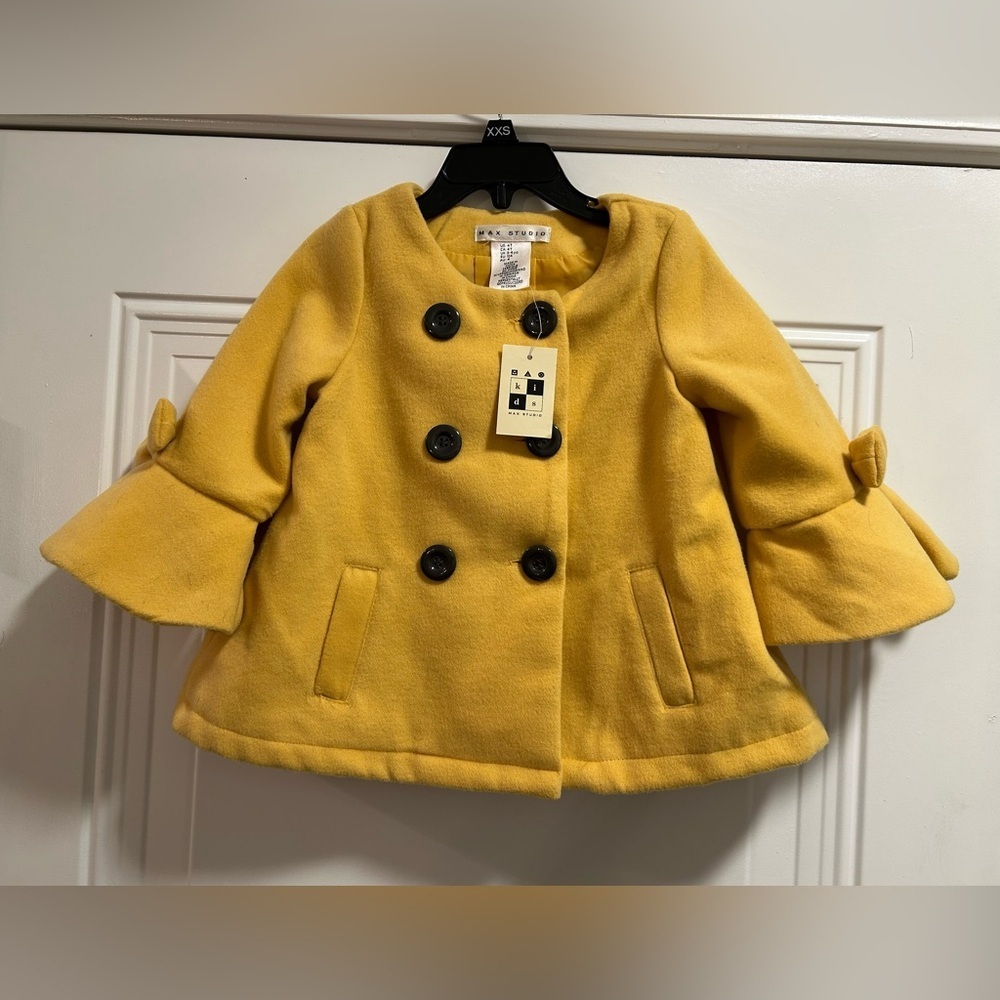 Max Studio‎ Charming Kids' Yellow Coat
